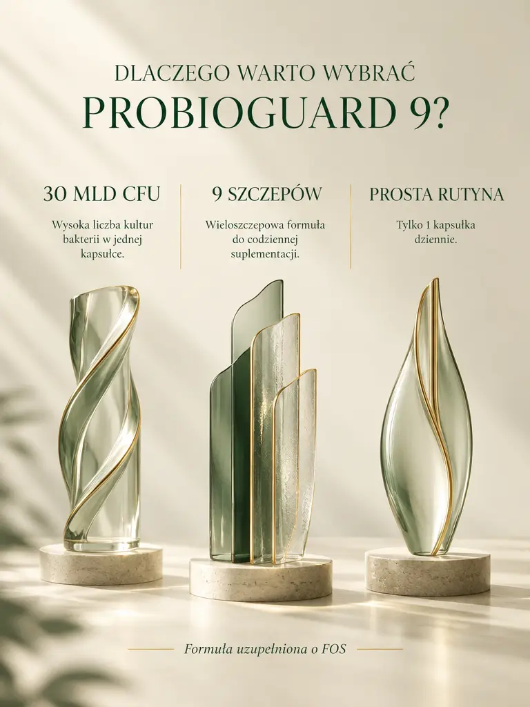 OVIGA ProbioGuard9 Probiotyk 30 mld CFU 9 szczepów (30 kapsułek)