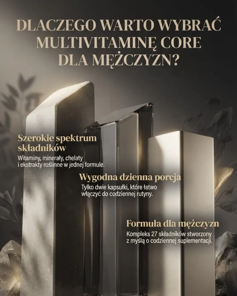 Multiwitamina CORE dla mężczyzn (120 kapsułek)