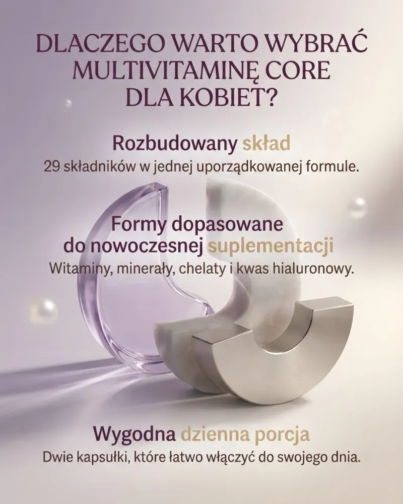 Multiwitamina CORE dla kobiet (120 kapsułek)
